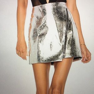Metallic skirt